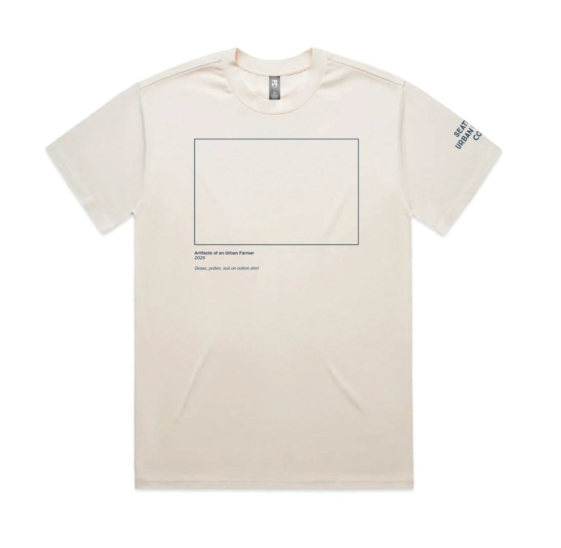 (NEW!) THE DIRT SHIRT - Artifacts of an Urban Farmer T-shirt - White (Unisex)