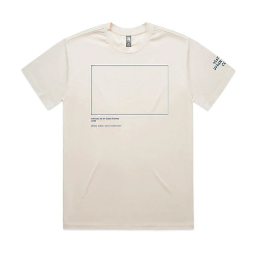 (NEW!) THE DIRT SHIRT - Artifacts of an Urban Farmer T-shirt - White (Unisex)