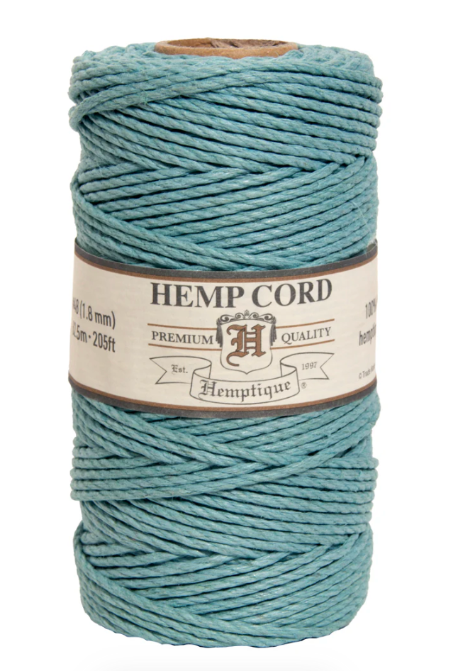Light blue hemp twine