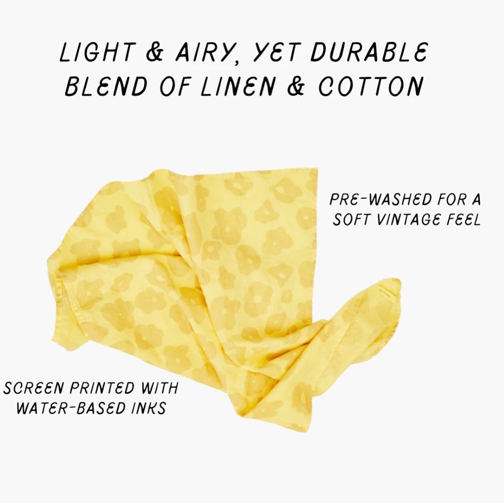 Jenny Pennywood Everywhere Square - Garden Bandana or Reusable Gift Wrap