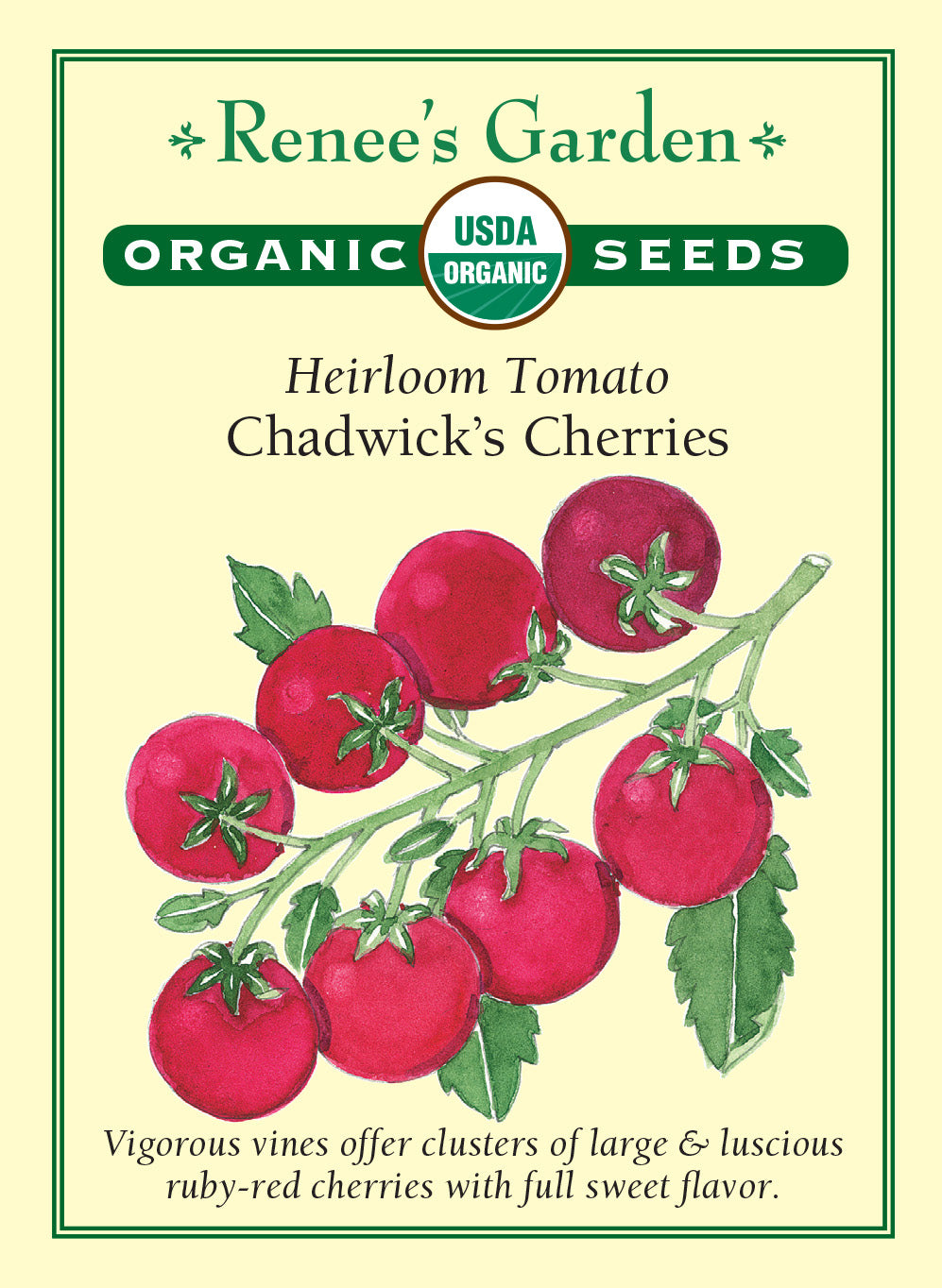 Tomato- Chadwicks''s Cherries - Heirloom