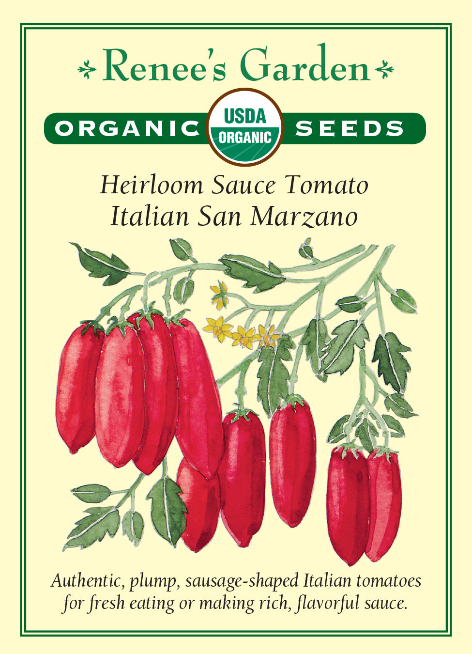 Tomato Plum San Marzano Italian Organic