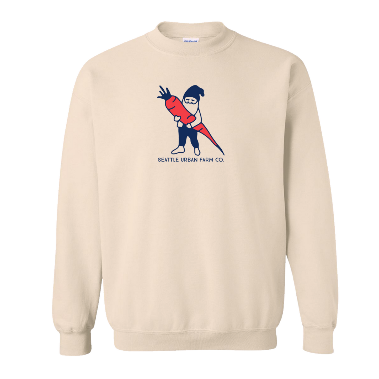 Sweatshirt - Carrot gnome - Sand