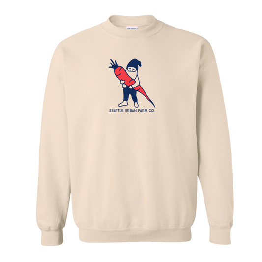 Sweatshirt - Carrot gnome - Sand