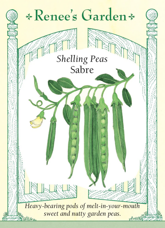 Sabre shelling peas 