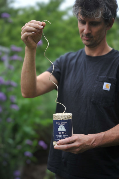 Hemp garden twine spool